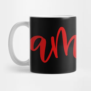 Amour for Valentines Day Couples Mug